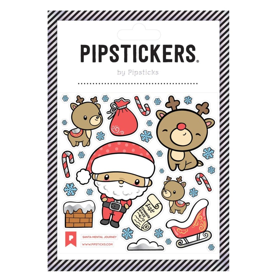 Lifestyle Pipsticks | Santa-Mental Journey Sticker Sheet