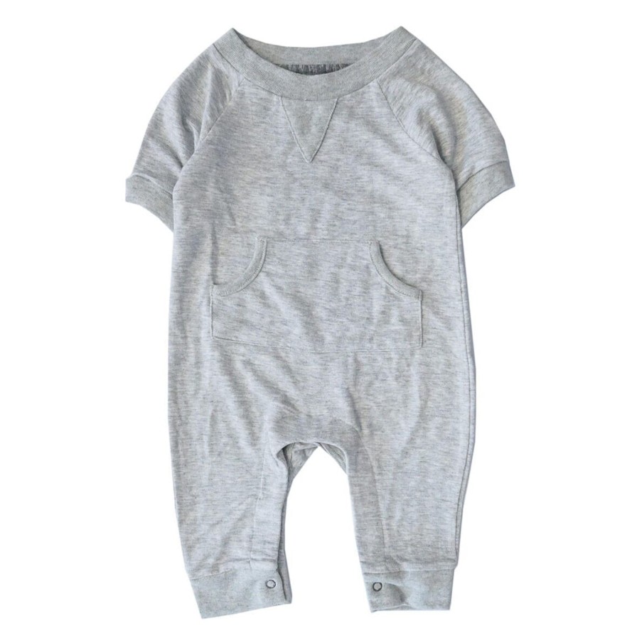 Baby Miki Miette | Moon Grey Casey Romper