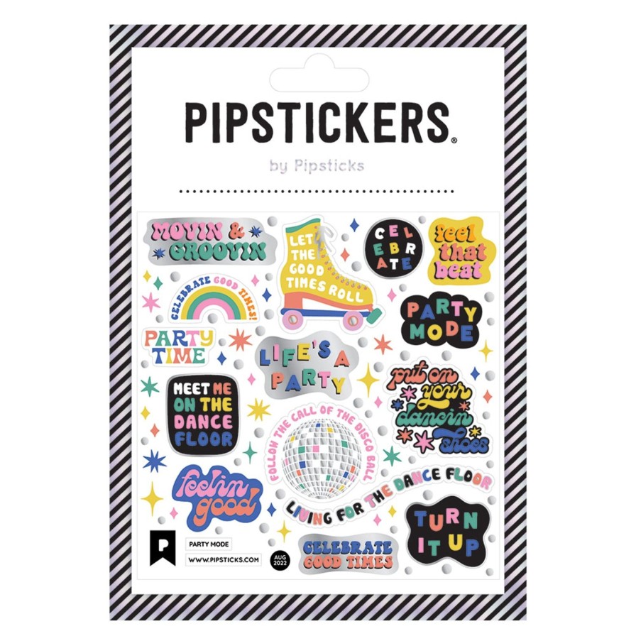 Lifestyle Pipsticks | Party Mode Sticker Sheet