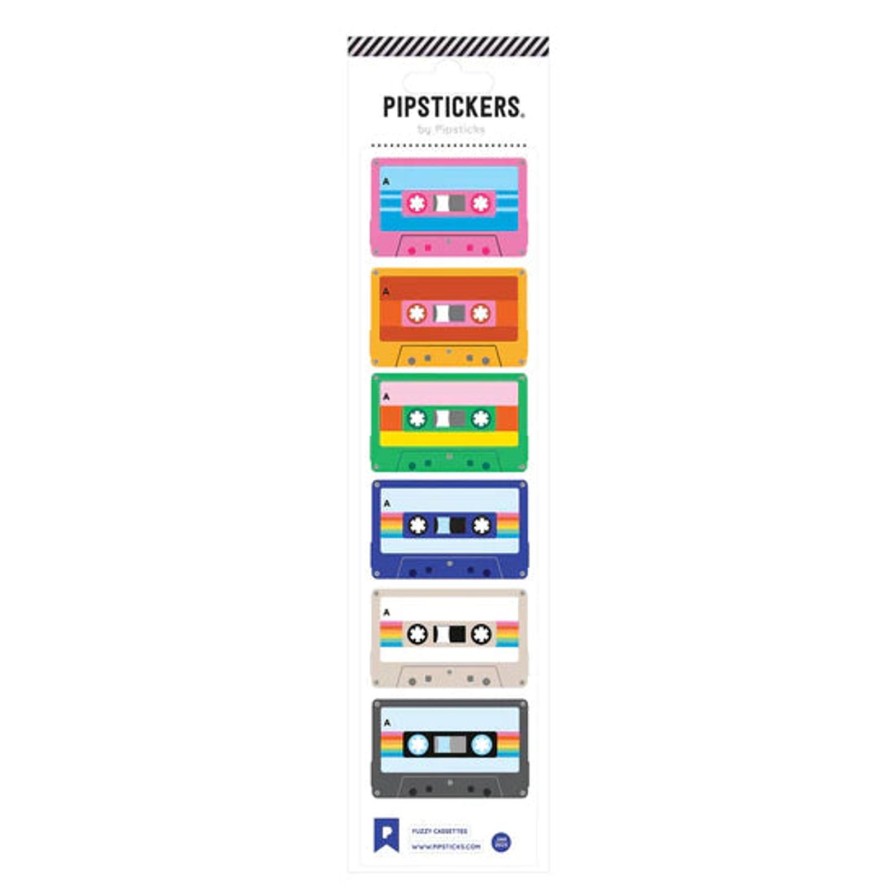 Lifestyle Pipsticks | Fuzzy Cassettes Sticker Sheet