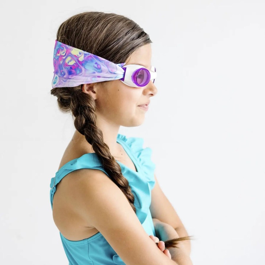 Accessories Splash Place Swim Goggles | Pastel Swirl Swim Goggles