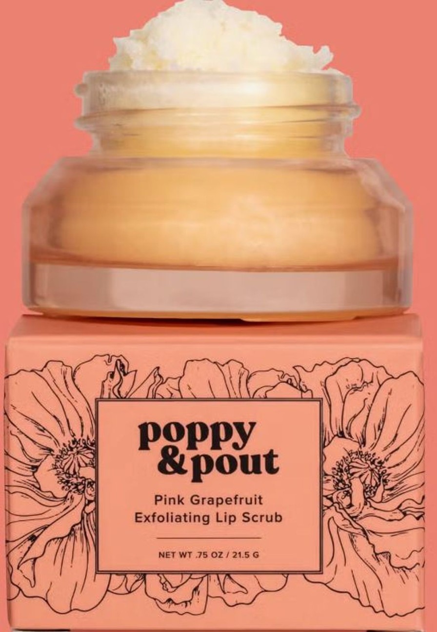 Tween Poppy & Pout | Pink Grapefruit Lip Scrub