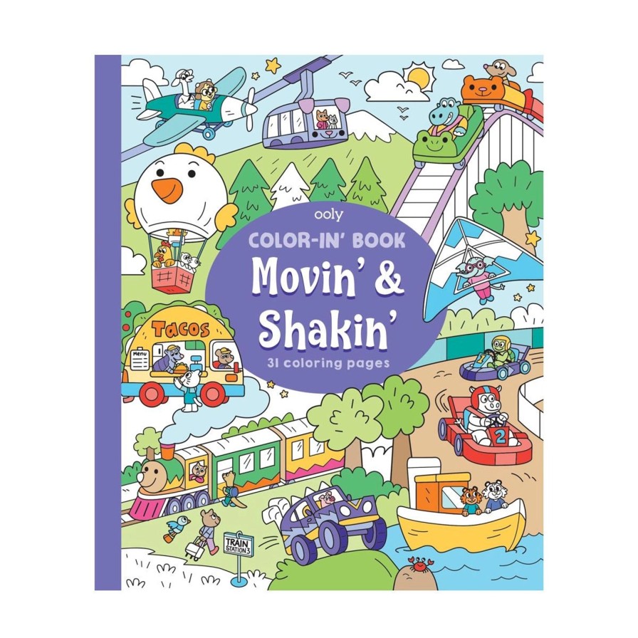 Lifestyle Ooly | Movin' & Shakin Coloring Book