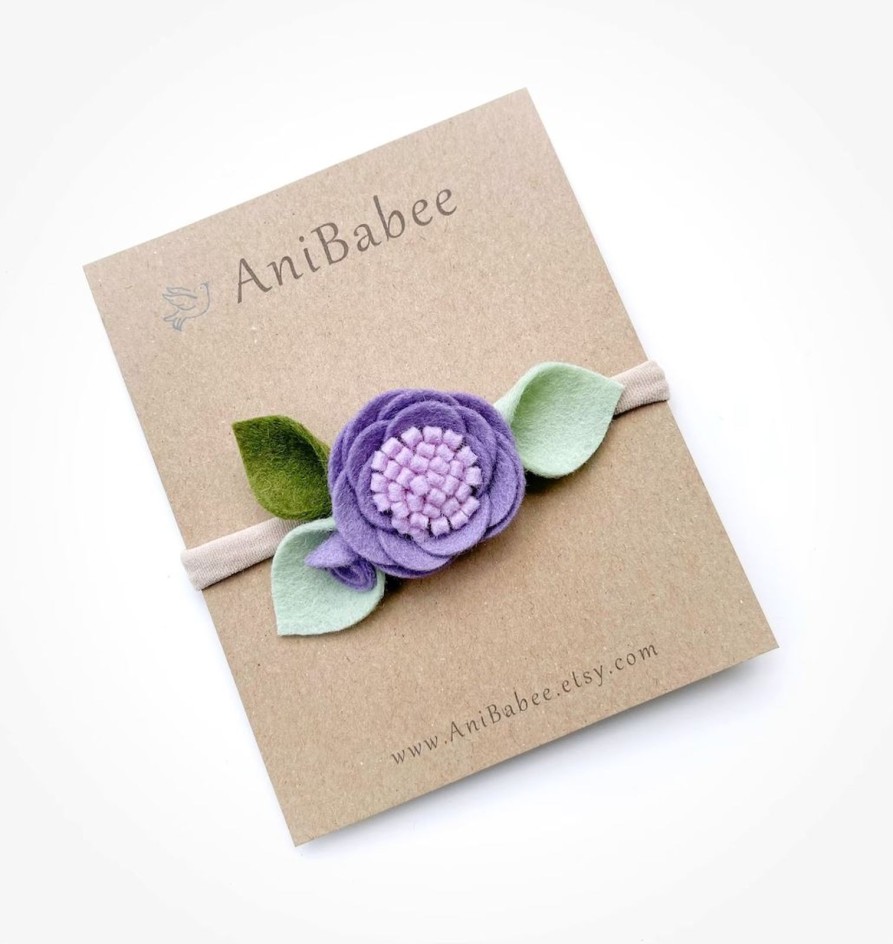 Accessories AniBabee | Iris & Thistle Flower Bud Headband