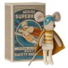 Lifestyle Maileg | Superhero Mouse-Little Brother In Box