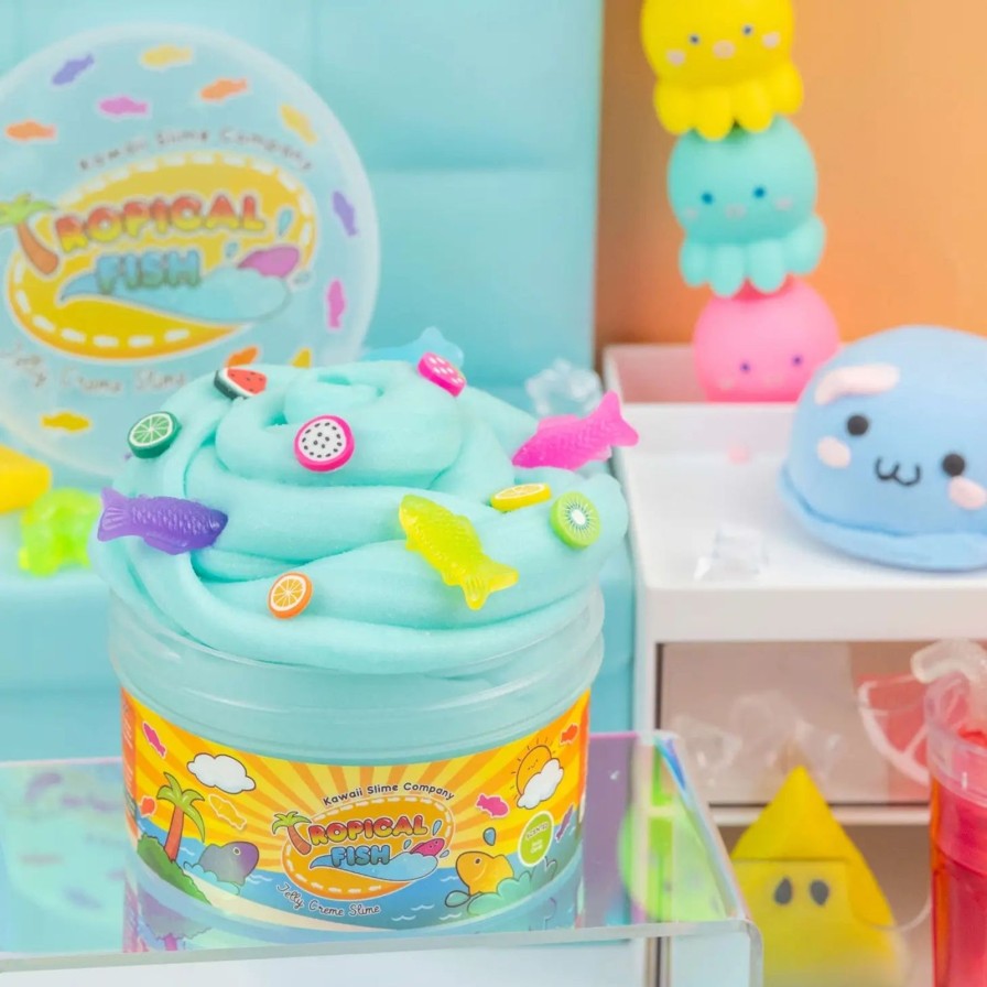 Lifestyle Kawaii Slime Company | Tropical Fish Jelly Creme Slime