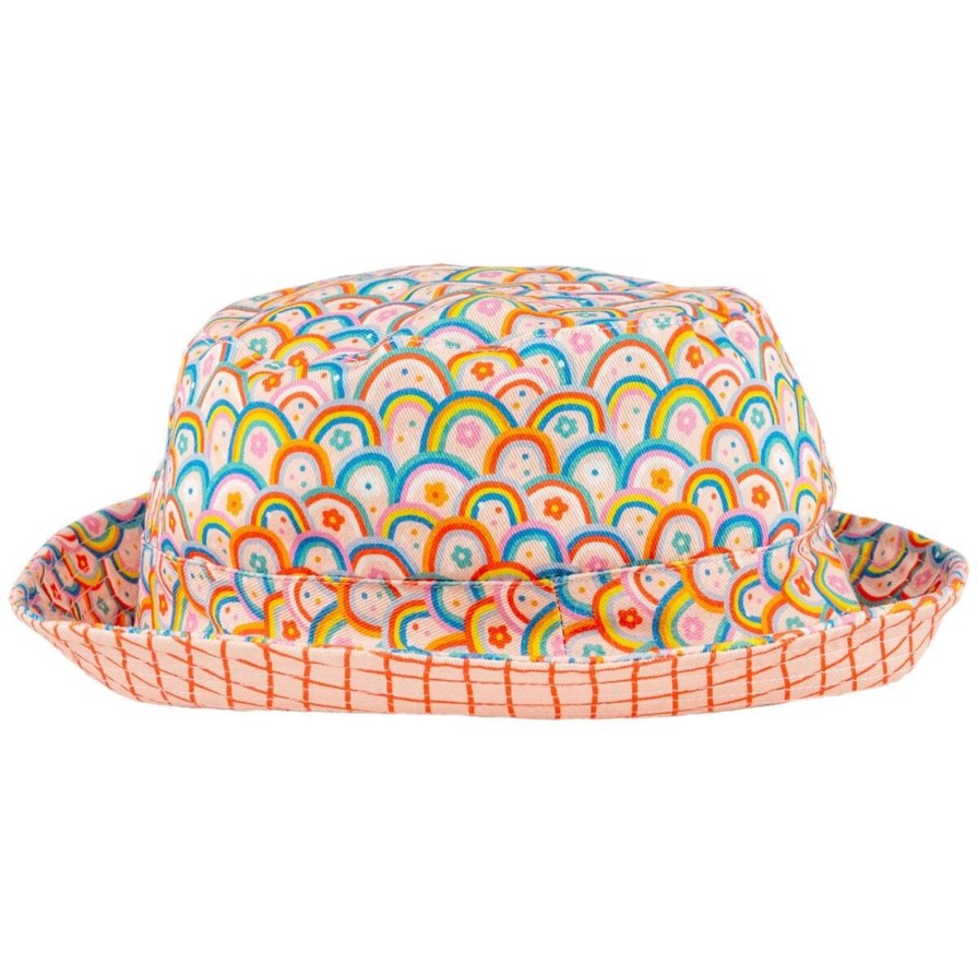 Accessories Miki Miette | Double Rainbow Reversible Bucket Hat