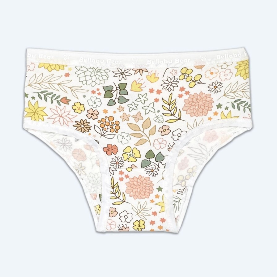 Child Bellabu Bear | Fall Floral Bamboo Underwear