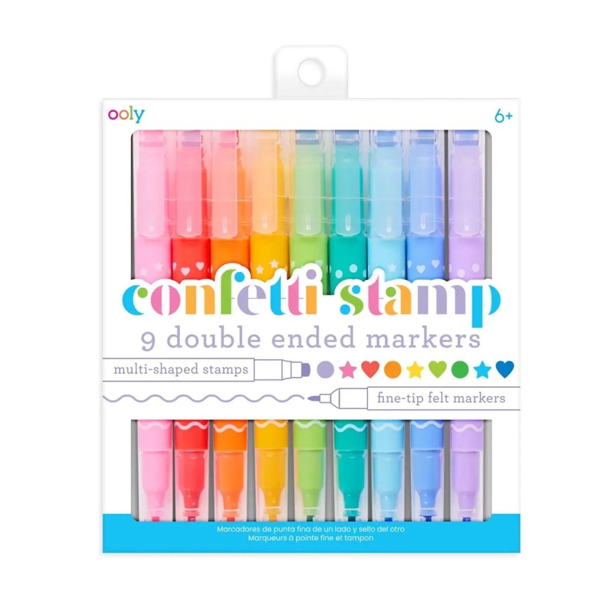 Lifestyle Ooly | Confetti Stamp Double-Ended Markers