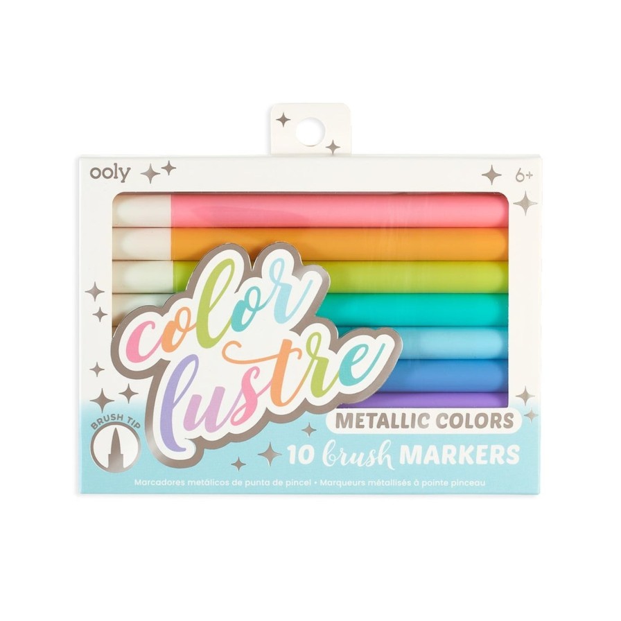 Lifestyle Ooly | Color Lustre Metallic Brush Markers