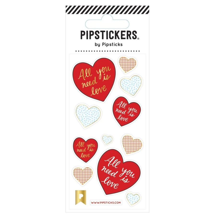 Lifestyle Pipsticks | All You Need Is Love Stickers