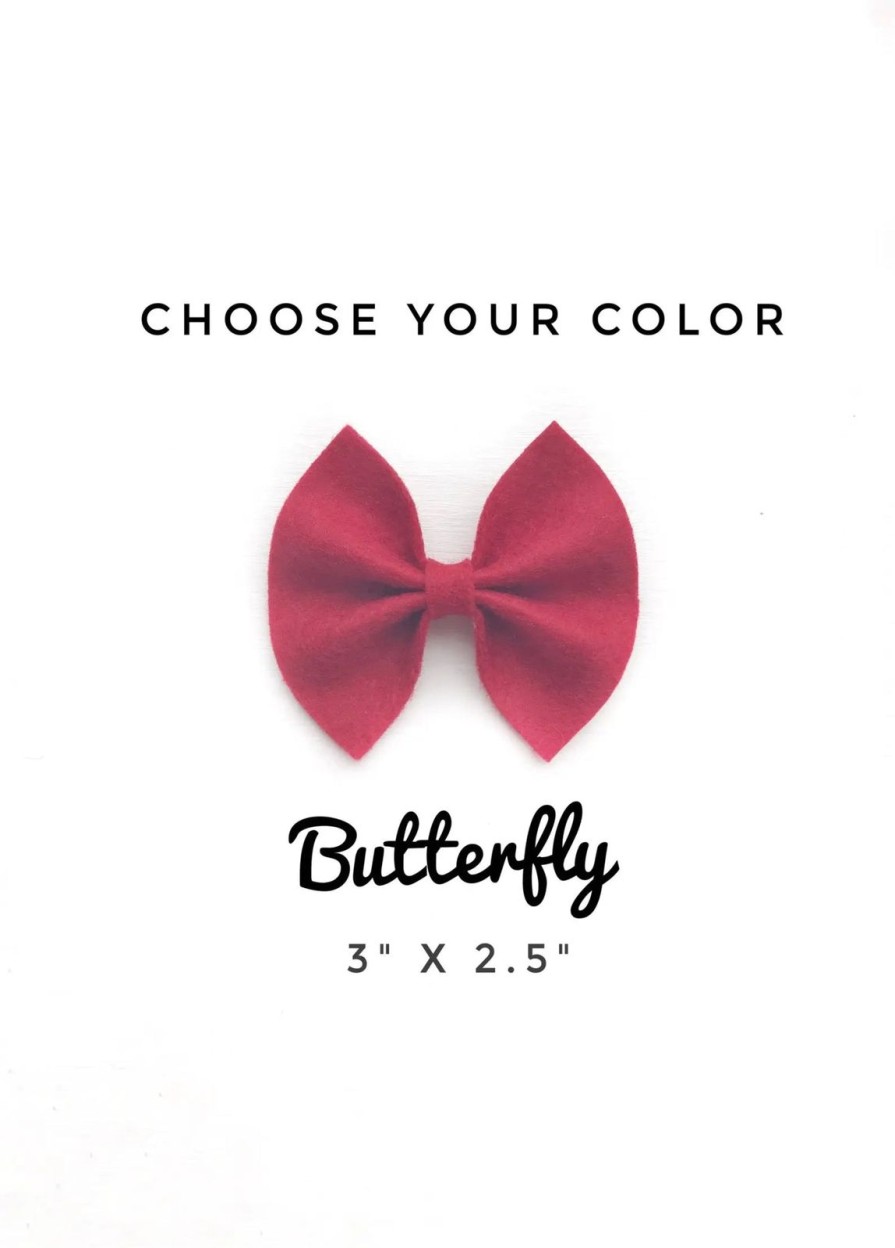 Accessories AniBabee | Butterfly Felt Bow Clips