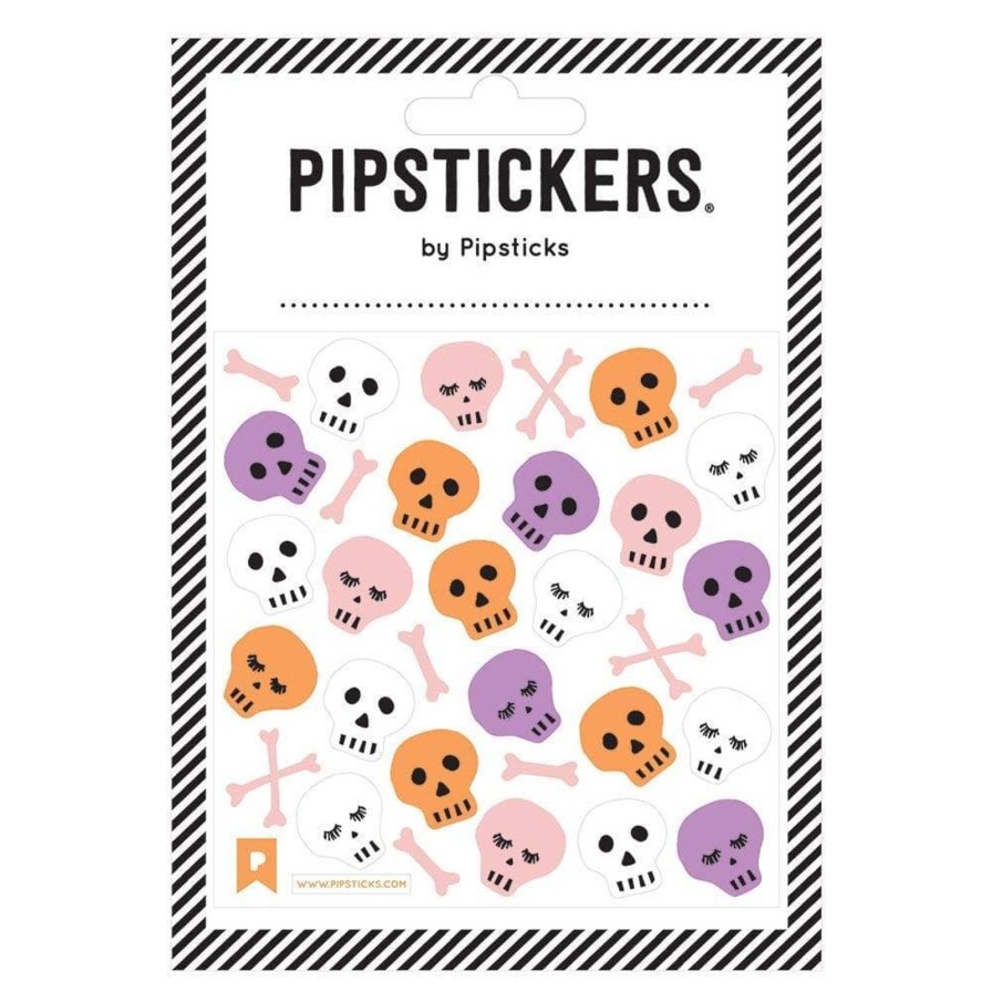 Lifestyle Pipsticks | Fuzzy Skulls Stickers