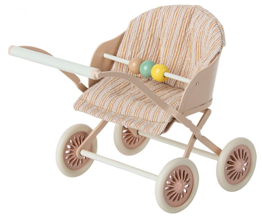 Lifestyle Maileg | Baby Mice Stroller-Rose