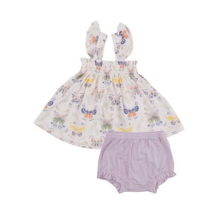 Baby Angel Dear | Botany Butterfly Smocked Top Set