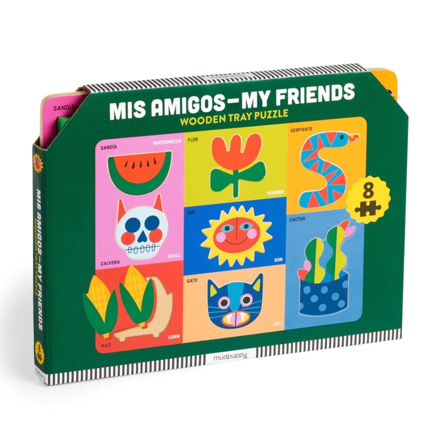 Lifestyle Mudpuppy | Mis Amigos Wood Puzzle